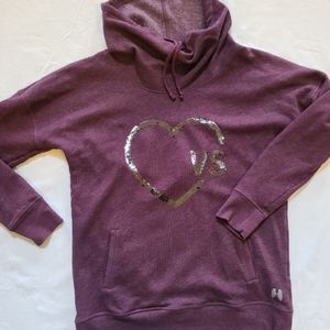 Victorias Secret purple sequined‎ hoodie small